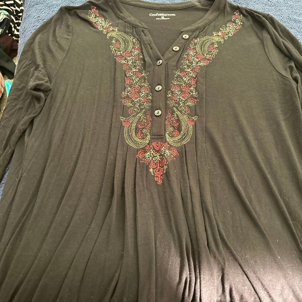 croft and barrow top size medium